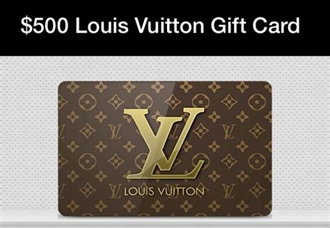 Louis Vuitton gift vouchers